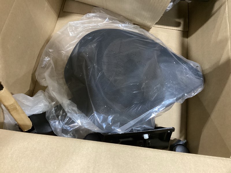 Condition photo showing As Is for office chair, black