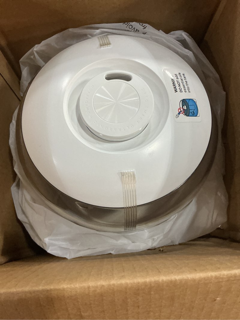 Condition photo showing Good Condition for Dreo Humidifiers for Bedroom, 3L Top Fill 30H & 26dB Quiet Runtime for Large Room, Cool Mist Ultrasonic Humidifier with Humidity Sensor, Night Light for Home, Baby, Nursery, Plants, New Edition
