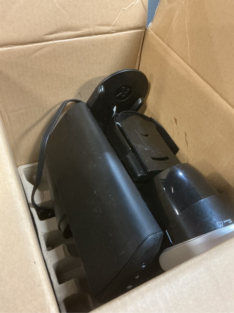 Condition photo showing As Is for Keurig K-Compact Single-Serve K-Cup Pod Coffee Maker, with 3 Brew Sizes, Smart Start Feature, 36oz Removable Reservoir, Black