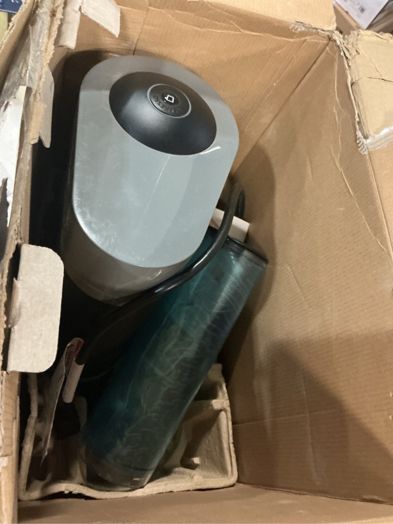 Condition photo showing As Is for nespresso vertuo plus coffee and espresso maker by de'longhi, grey