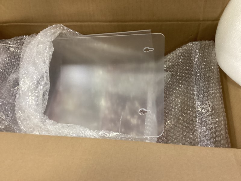 Condition photo showing Good Condition for Spiareal 2 Pcs Safety Glasses Dispenser Wall Mount or Stand Acrylic Holder for Protective Eyewear Clear Safety Glasses Holder Organizer with Lid Sticker Screw for Industrial Dental Lab