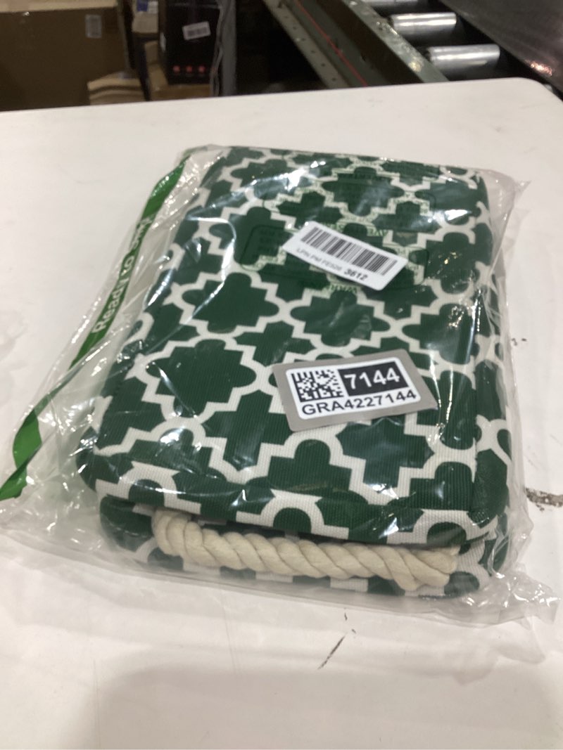 Condition photo showing Good Condition for DII Polyester Container with Handles, Lattice Storage Bin, Small, Hunter Green