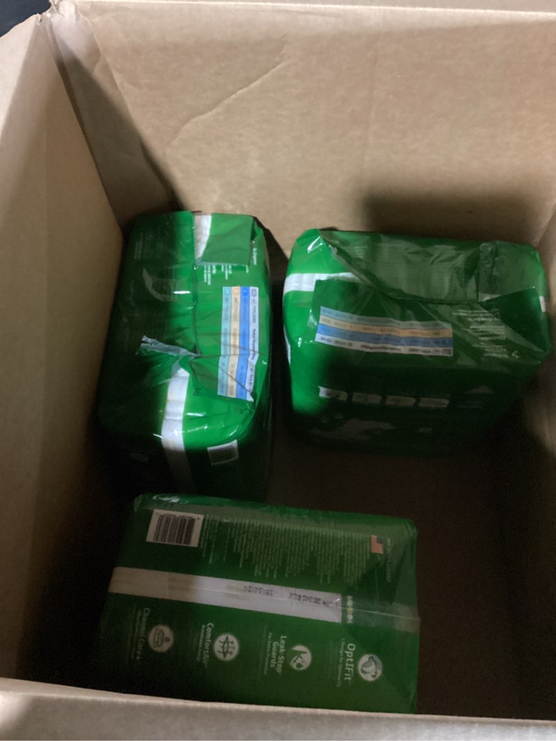 Condition photo showing Good Condition for fitright extra+ adult diapers, disposable incontinence briefs, leak-proof diaper, absorbent briefs for men and women, maximum protection, medium, 32 – 44 in, 20 briefs per bag 20 count medium