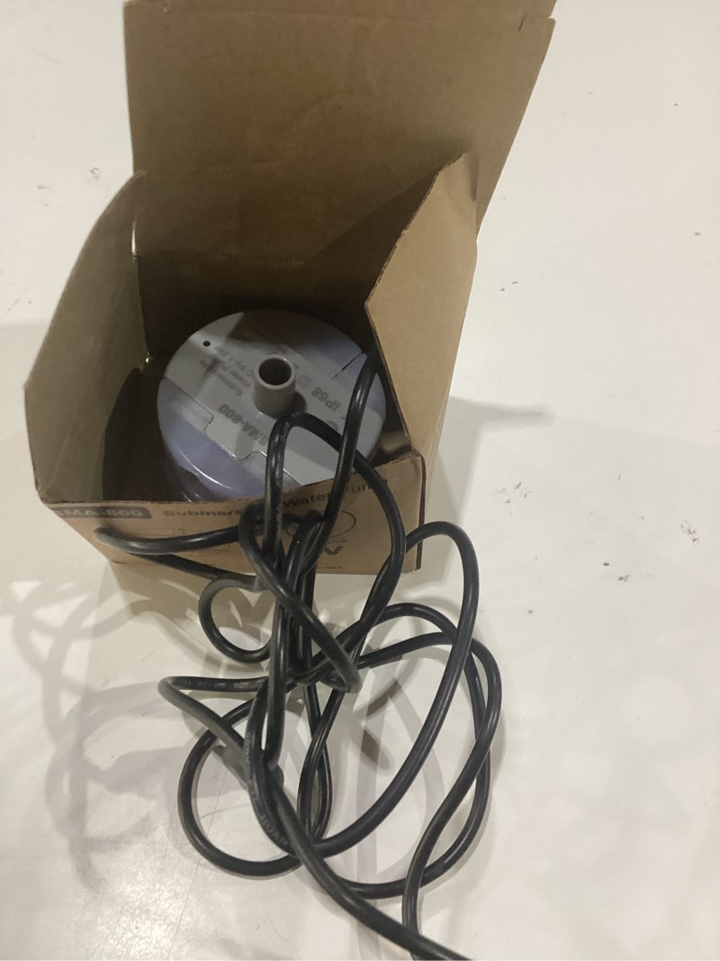 Condition photo showing New/Like New for ultra-quiet replacement pump for stainless steel cat water fountains - sma-800 motor - safe and easy to clean with low voltage dc 5v and usb cable (pump) (side pump)