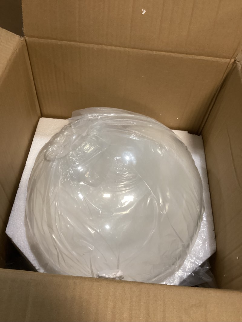 Condition photo showing New/Like New for E27 Industrial Clear Glass Globe Pendant Lighting Modern Kitchen LOFT Hanging Light Lamp (30cm)