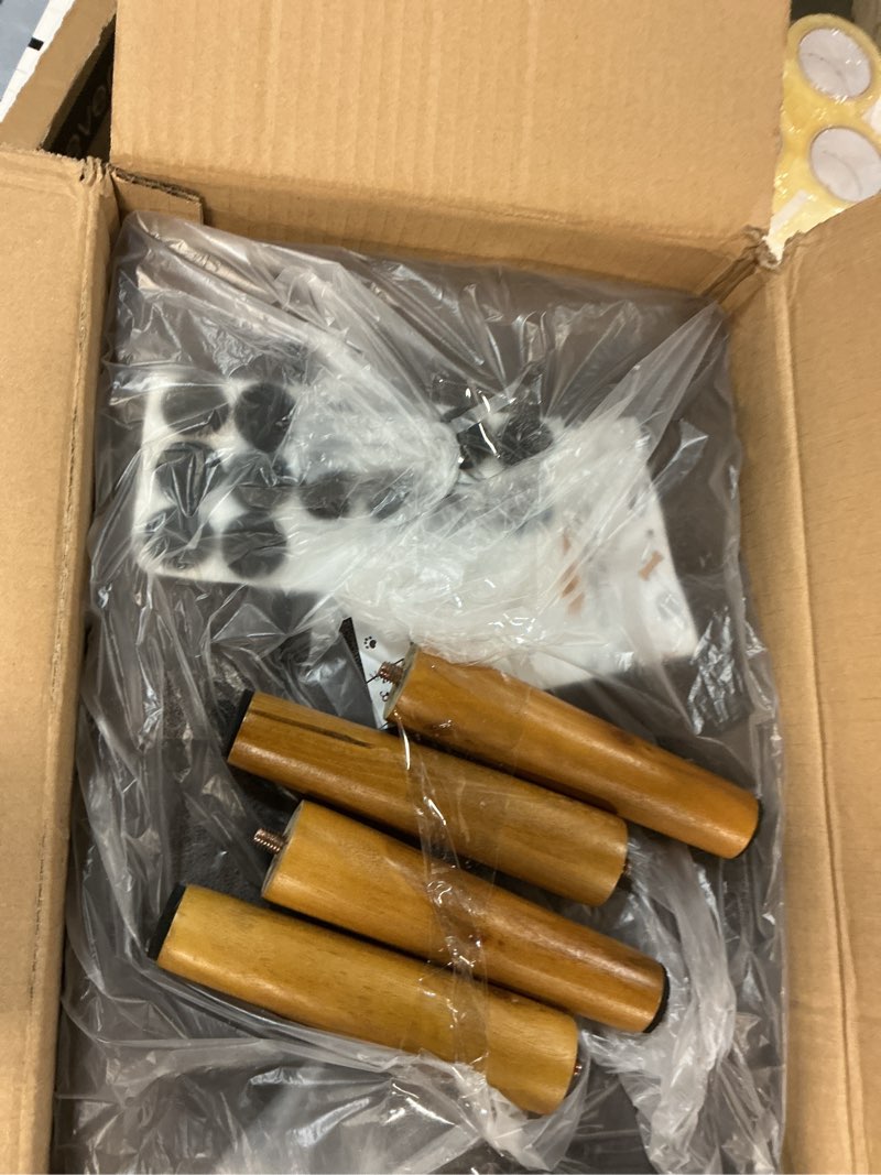 Condition photo showing New/Like New for Dog Stairs for Small Dogs and Cats, Dog Ramp for Couch and Bed, Foldable 2-in-1 Wooden Pet Steps for Puppy, Split Ottoman Design?Brown?