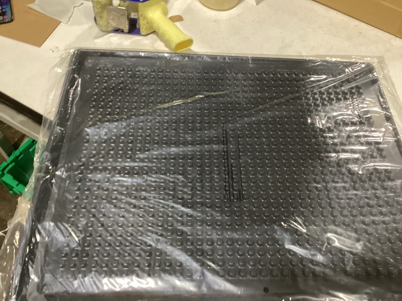 Condition photo showing Good Condition for Artificial Grass Puppy Pee Pad for Dogs and Small Pets - 20x25 Reusable 4-Layer Training Potty Pad with Tray - Dog House and Pet Supplies by PETMAKER Medium 4-Layer System