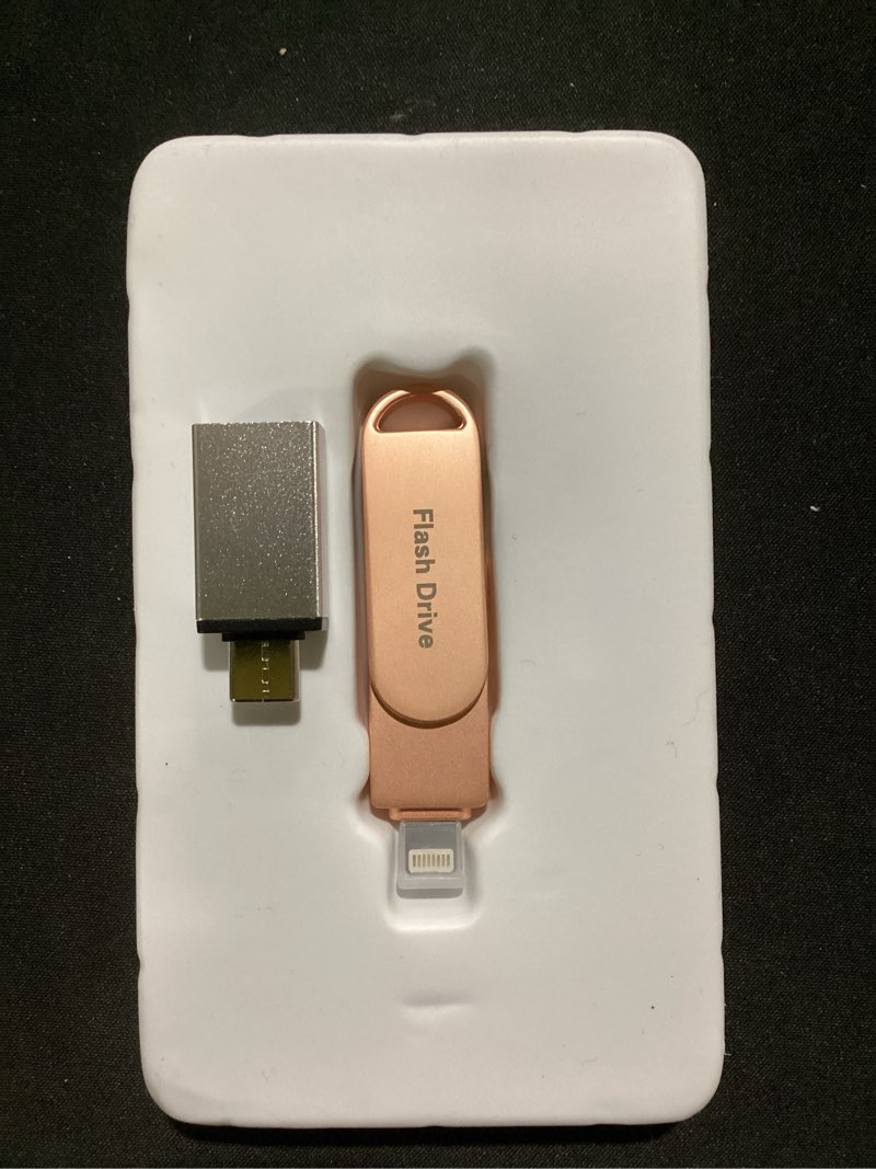 Condition photo showing New/Like New for apple mfi certified 512gb photo stick, flash drive for iphone memory stick for photo/video backup stick, high-speed usb stick iphone storage drive compatible for iphone/ipad/android/pc (pink)