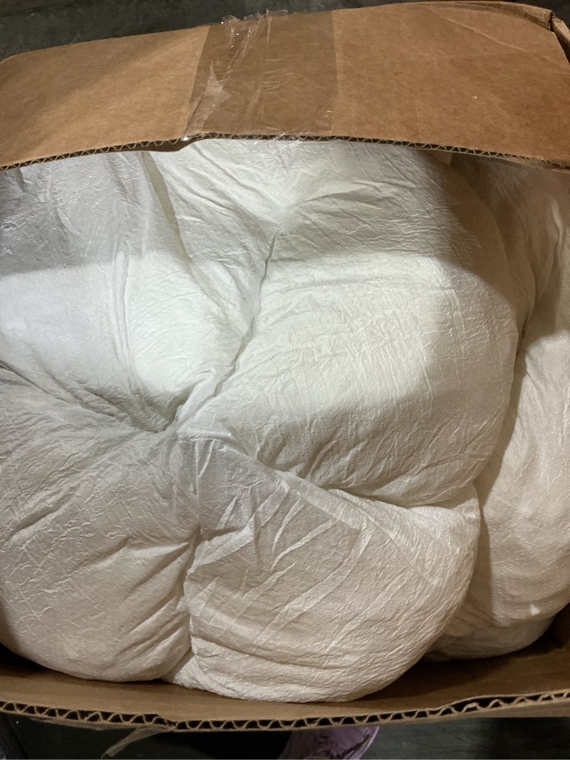 Condition photo showing As Is for downcool 3 inch king mattress topper, ultra thick and fluffy supportive memory foam mattress topper 