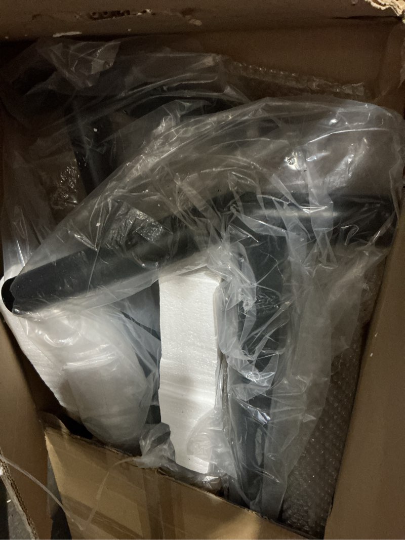 Condition photo showing Good Condition for 2pc handrails for outdoor steps-single post wrought iron handrail for 1, 2 step, outdoor stair rail handrails with diy tool kit, 40" h black hand rail powder coating for concrete steps or wood stair 2pc 1-2 steps