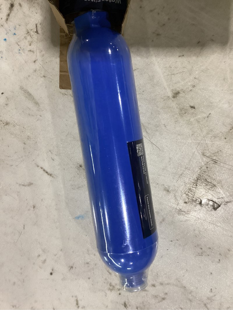 Condition photo showing Good Condition for glacier fresh garden hose end pre-filter for swimming pool, hot tubs, spa, inflatable pool, ponds, greatly reduces bad taste, odors, chlorin and sediment, up to 8,000 gallons, 1 pack pool water filter 1 count?pack of 1? blue