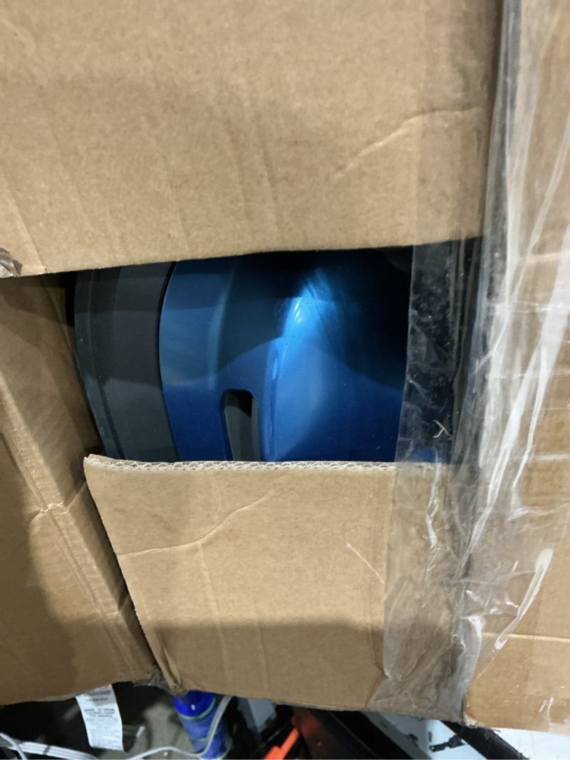 Condition photo showing As Is for kenmore bc3005 pet friendly lightweight bagged canister vacuum cleaner with extended telescoping wand, hepa, 2 motors, retractable cord, and 4 cleaning tools, blue