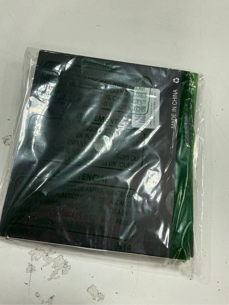 Condition photo showing New/Like New for Defencase Compatible with Moto G 5G 2023 Case, RFID Blocking Wallet Case Compatible for Motorola Moto G 5G 2023 Fashion PU Leather Flip Wrist Strap Zipper Card Holder Phone Case for Women, Rose Pink Airy Rose Pink