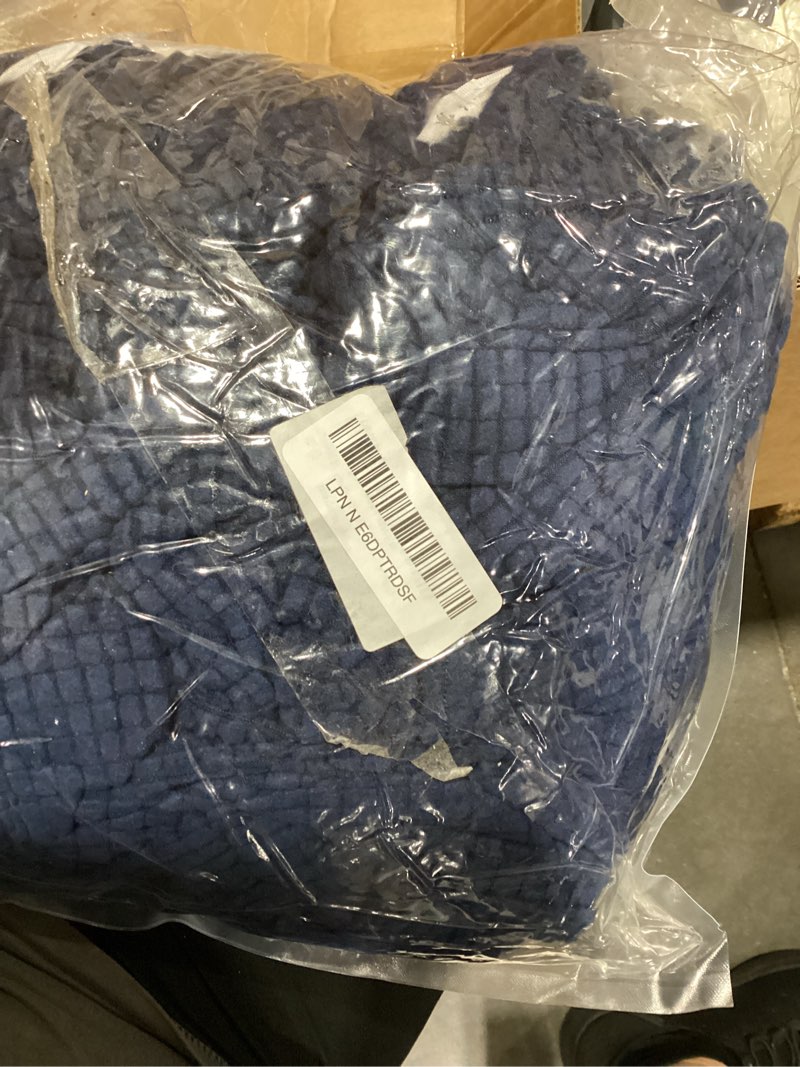 Condition photo showing New/Like New for tlswshsy rv dinette cushions - stretch sofa seat slipcovers - washable loveseat sofa furniture protector for rv camper car bench (blue 2 backrest & 2 bench covers)