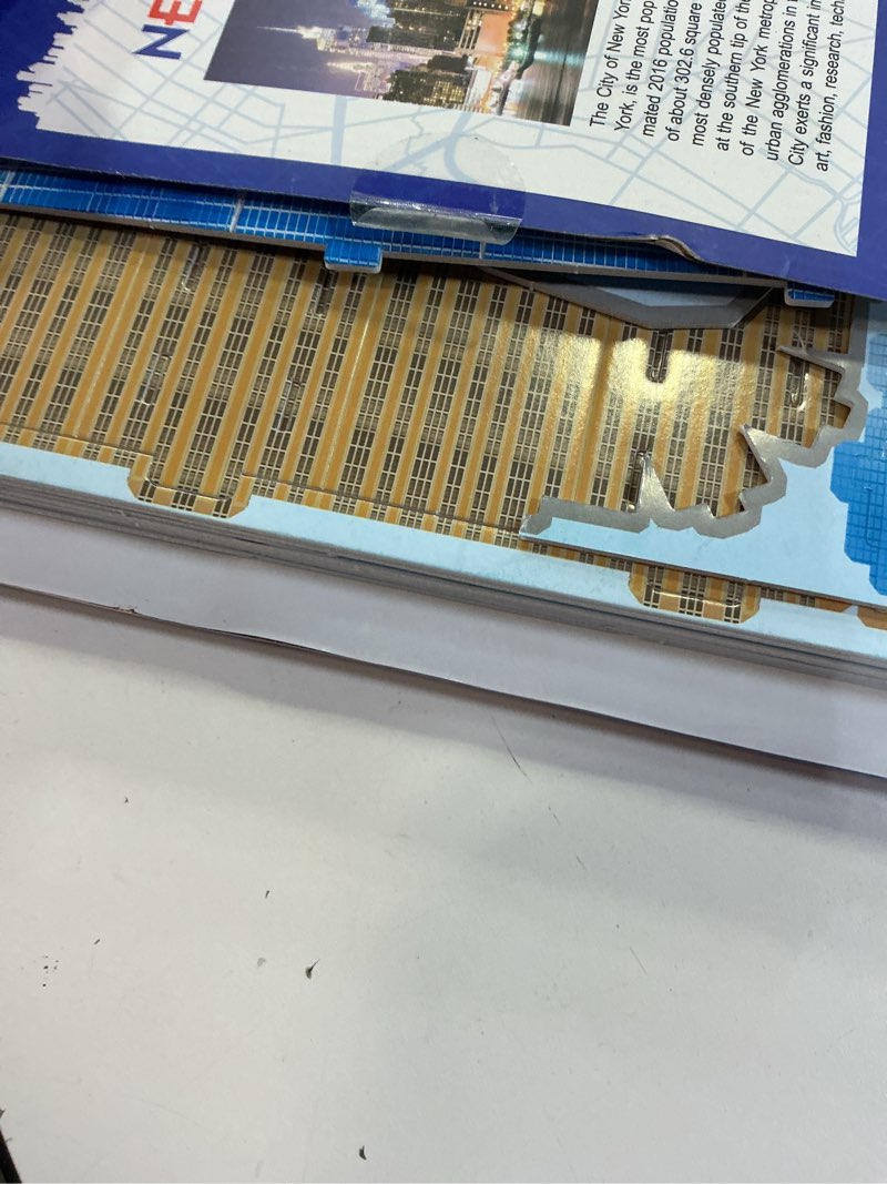 Condition photo showing Good Condition for CubicFun 3D Puzzle - Puzzles for Kids Ages 8-10 New York City STEM Projects Arts and Crafts for Kids