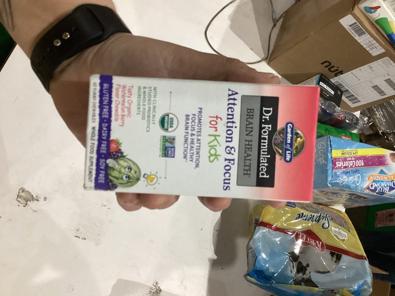 Garden of Life Dr. Formulated Attention and Focus for Kids, Supplement Promotes Healthy Brain Functi