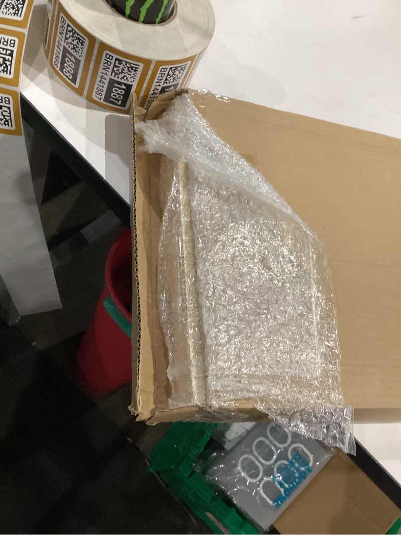 Condition photo showing Good Condition for Sintuff 2 Sets 12'' W x 24'' H Unfinished Kitchen Cabinet Door Replacement with Hinges and Handles, Shaker Cabinet Doors Front Replacement for Kitchen Bathroom Vanity Closet