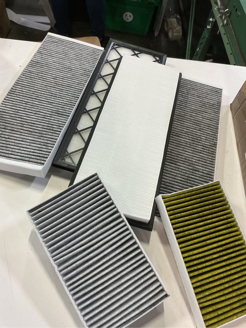 Condition photo showing Good Condition for complete hepa cabin air filter set for model y | upper & lower 4-pack/ internal & external 6-pack