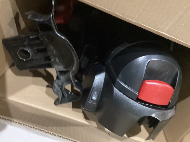 Condition photo showing As Is for sanitaire force upright commercial vacuum sc5845d,black