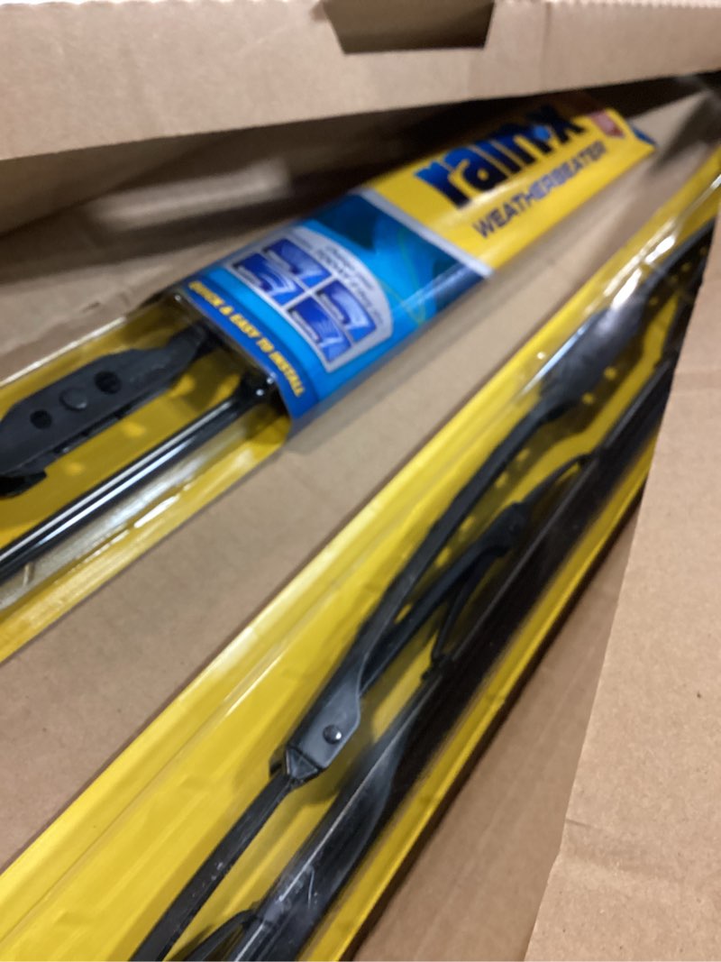 Condition photo showing Good Condition for Rain-X 820248 WeatherBeater Wiper Blades, 26" and 17" Windshield Wipers (Pack of 2), Automotive Replacement Windshield Wiper Blades That Meet Or Exceed OEM Quality And Durability Standards 26" and 17" Pack of 2
