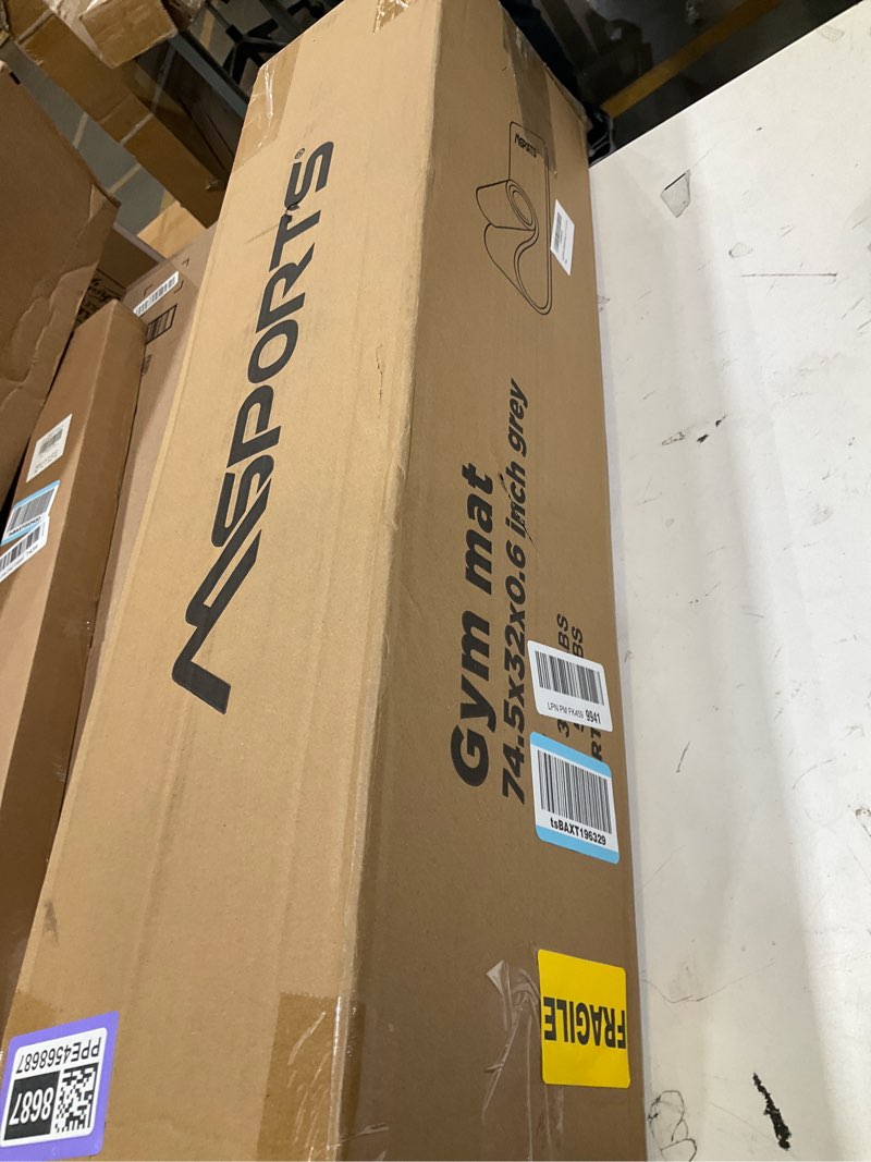 Condition photo showing New/Like New for Yoga Mat Premium Non Slip Thick – Extra Comfortable Exercise Mat for Home Workouts, Pilates, Stretching & Gym – Cushioned NBR Foam, Gym Mat with Strap, for Women & Men