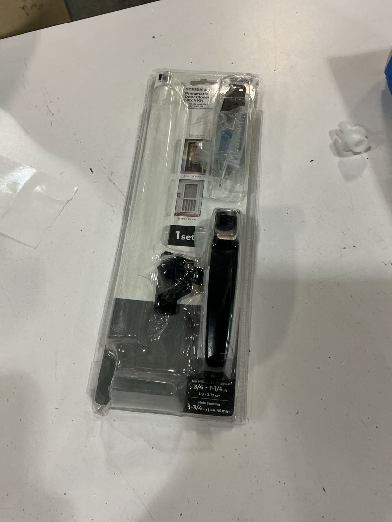 Condition photo showing As Is for reliabilt black commercial door closer