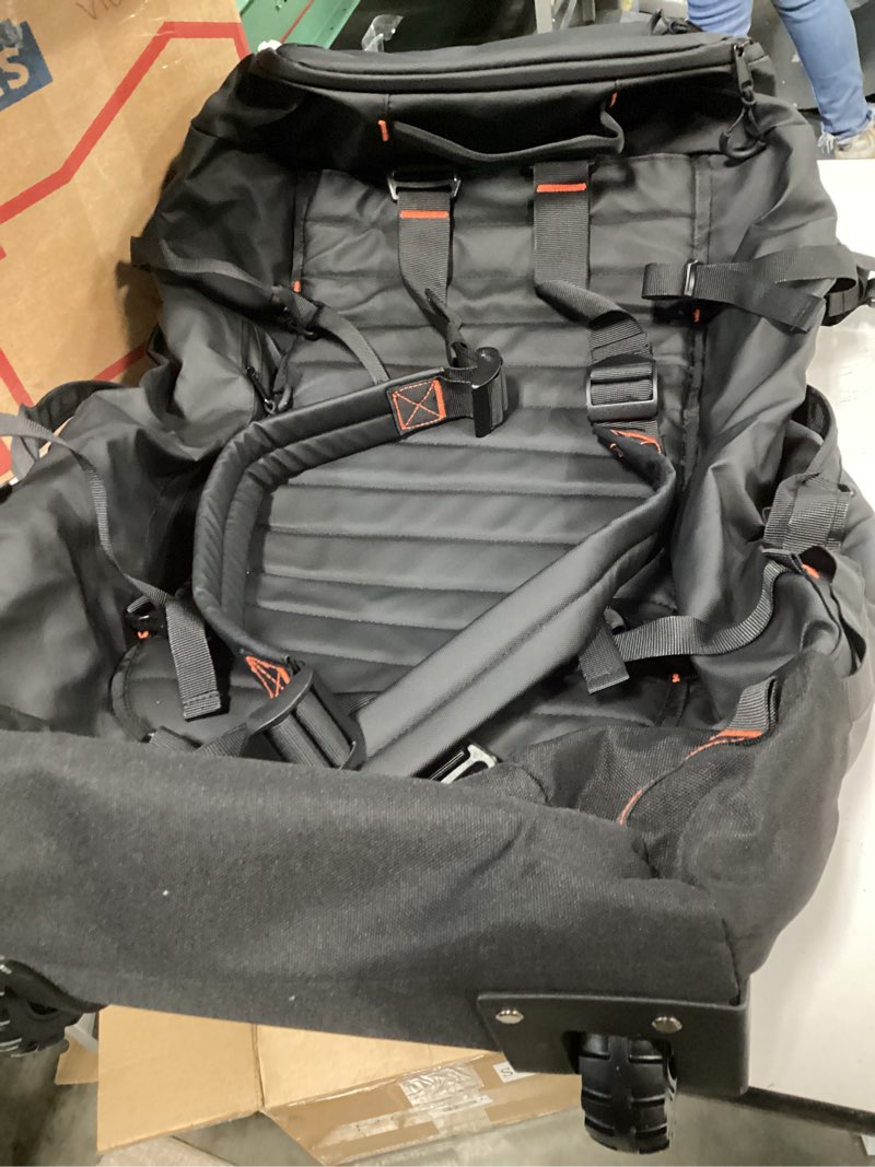 Condition photo showing Good Condition for Rolling Duffle Bag with Wheels,86L 30”Carry on Luggage with Wheels,Folding Travel Bag,Duffle Backpack with Separate Shoe Compartment (black)