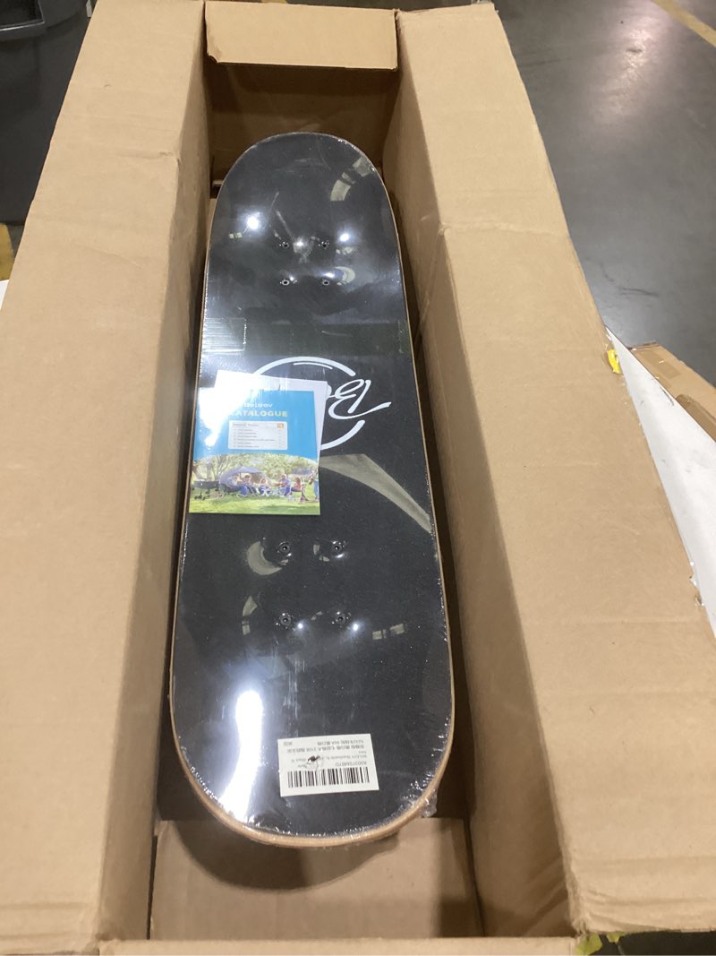 Condition photo showing New/Like New for beleev skateboards for beginners, 31 x 8 inch complete skateboard for kids teens adults, 7 layer canadian maple double kick deck concave cruiser trick skateboard with multifunction skate t-tool