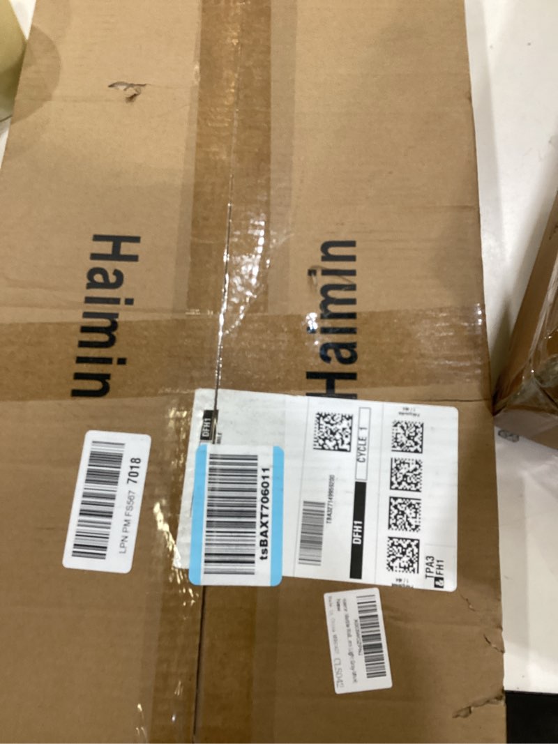 Condition photo showing Good Condition for Haimin Wall Panels Peel and Stick 10 Pieces 23.6x11.8in (19.4 Sq.Ft. Coverage) Lightweight Backsplash Marble Look Tile (not Real Marble) Ideal for Kitchen Living Rooms Bedrooms (Light Gray-MNH)