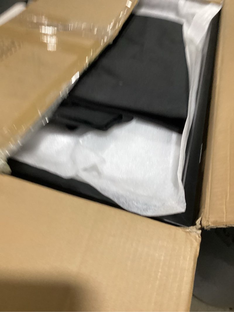 Condition photo showing Good Condition for foldable dj booth with laptop stand, dj table with dual corner panels, upgraded metal frame dj facade with heavy-duty reinforced desktop, dj stand for parties, black & white scrims, carry bag