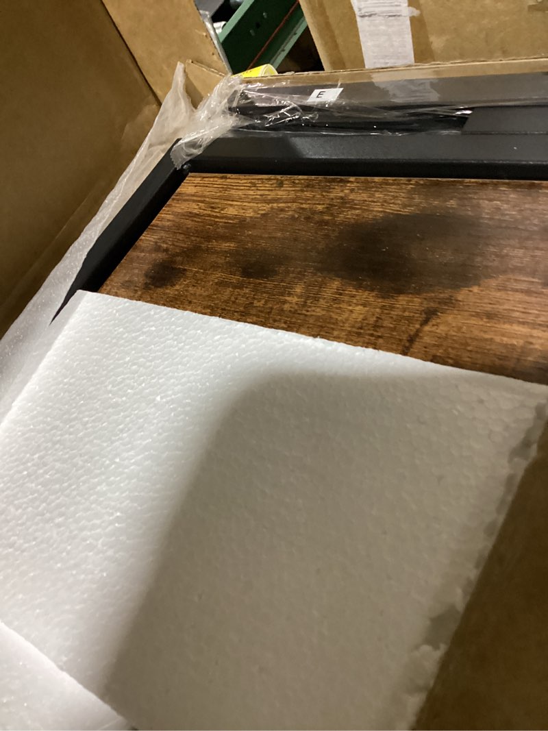 Condition photo showing New/Like New for MARTY Desktop Printer Stand 2 Pack Printer Stand with Storage for Desk, Shelf Organzier for Home/Office Printer Riser Under Desk Small Table for Fax Machine Scanner(Rustic Brown)