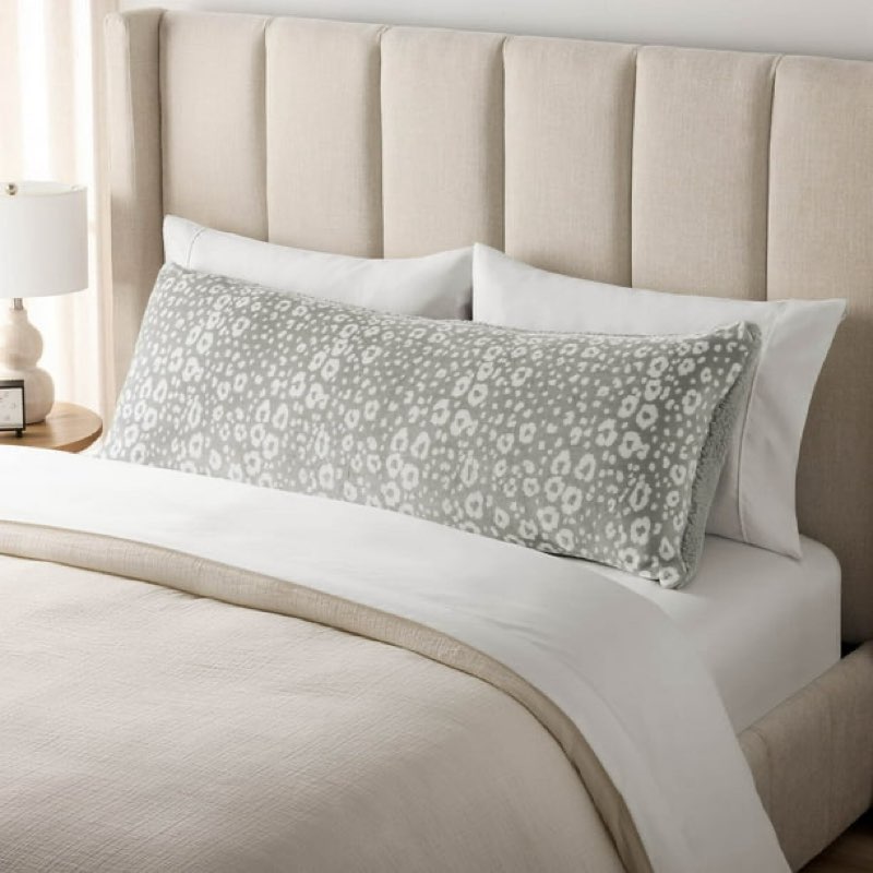 member's mark plush body pillow, 52" x 20"