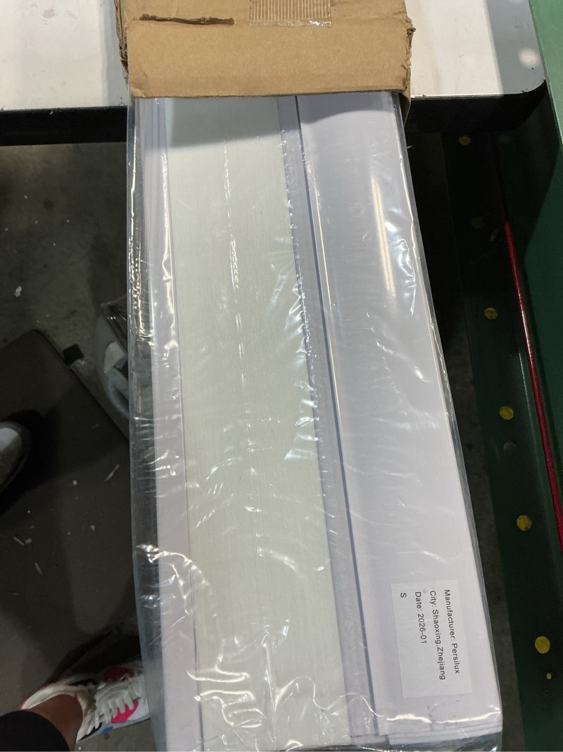 Condition photo showing New/Like New for persilux no tools no drill light filtering cellular shades for windows cordless top down bottom up honeycomb blinds,easy to install cellular blinds for indoor windows, white, 44.5" w x 64" h 44.5"w x 64"h white(light filtering)