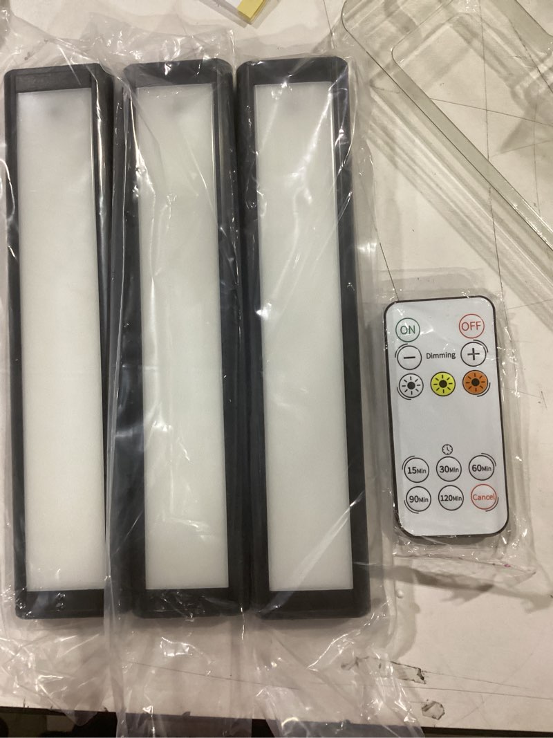 EZVALO Picture Light for Wall, Rechargeable 2400mAh Battery Lights Wireless Remote, 3 Color & Dimmab