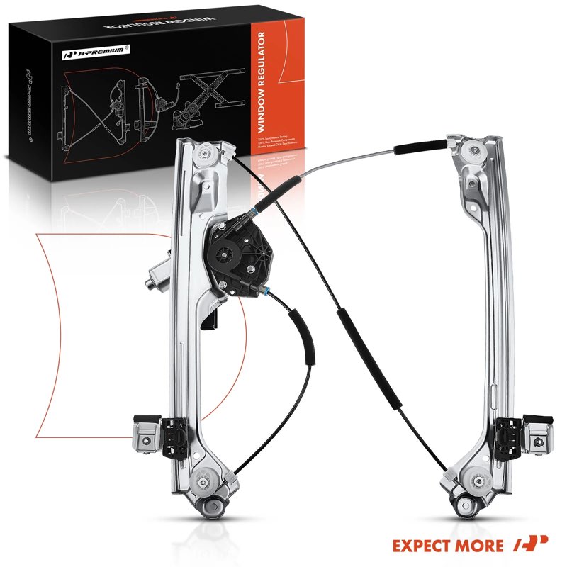 Window Regulator Front Passenger Rear Left Driver Side Power WR51724-C