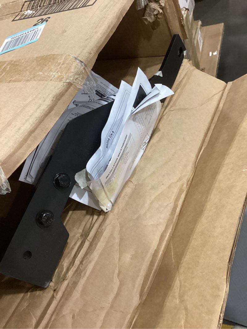 Condition photo showing Good Condition for dbxb-rv class 3 trailer hitch, standard 2-inch receiver compatible with 2013-2025 mazda cx-5, multi-fit hitch to receive ball mount, cargo carrier, bike rack, black matte powder coated. 13315