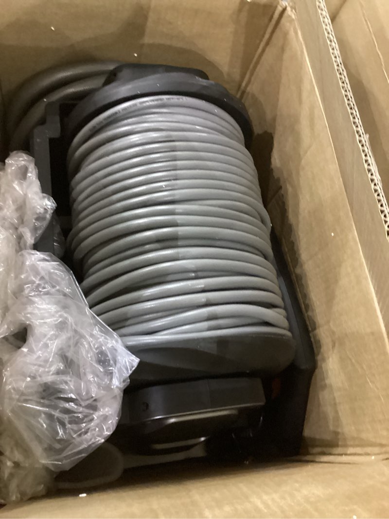 Condition photo showing Good Condition for Giraffe Tools Grandfalls Pressure Washer, Max 2900 PSI, 2.2 GPM Electric Wall Mounted Power Washer with 100ft Retractable Hose, Foam Cannon, 4-Nozzles for Car/Driveways/Patios