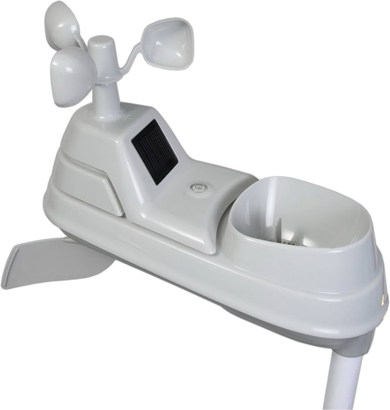 AcuRite Iris (5-in-1) Weather Sensor with Rain Gauge, Wind Speed, Wind Direction, Temperature and Humidity (06004M)