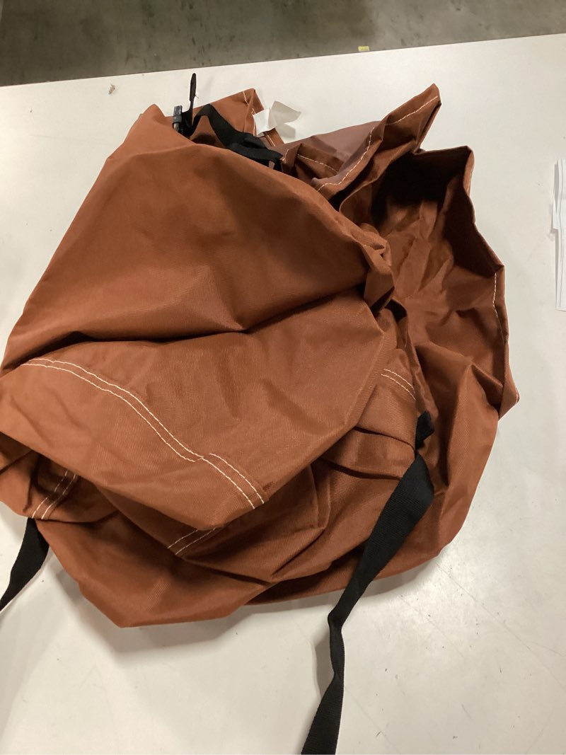 Condition photo showing Good Condition for nettypro kettle grill cover 22 inch, heavy duty waterproof outdoor small charcoal grill cover round, brown round-27"w x 25"d x 35"h brown