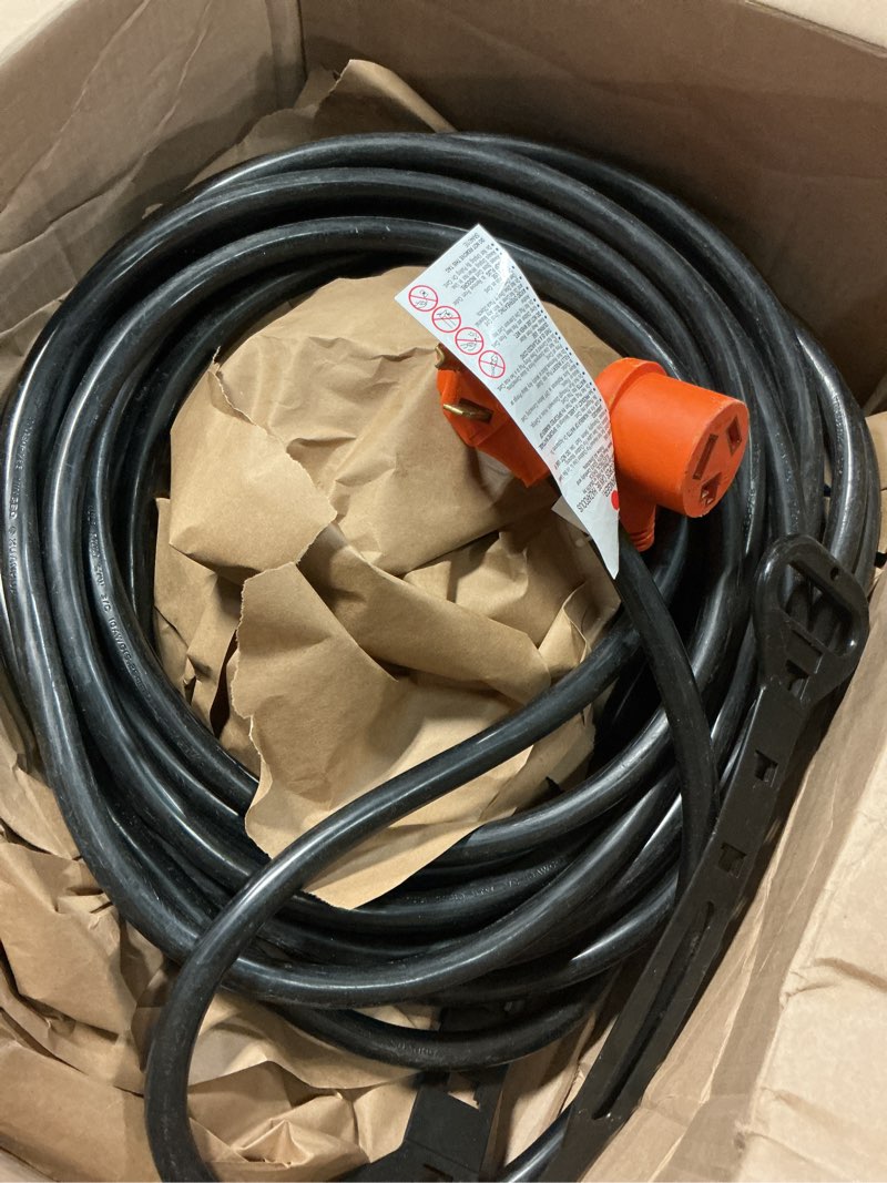 Condition photo showing Good Condition for nilight 50ft ev dryer extension cord 3 prong 30 amp nema 10-30p 10-30r old extensions cable heavy duty 10 gauge pure copper wire ul listed 125/250v for level 2 using 3 prong ev/dryer extension cord 50ft