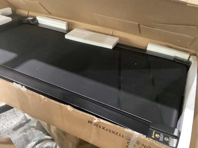 Condition photo showing New/Like New for not tested treadmill walking pad mat for carpet, for hardwood floors, 68\"x24\", mat for under treadmill/walking pad/bike on carpet, 1/5\" thick exercise equipment mat, no slip, noise shock absorption 68.1\"l x 24\"w x 0.2\"th classic texture