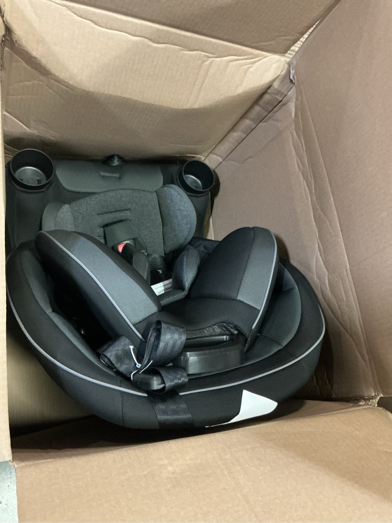 Condition photo showing Good Condition for safety 1st grow and go all-in-one slim convertible car seat, rear facing, 5-40 lbs, forward facing (30–65 lbs), high back booster seat 40-100 pounds, black phantom black phantom original