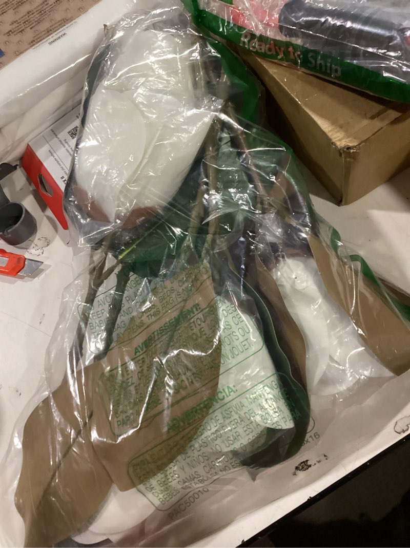 Condition photo showing As Is for 6 Stems Real Touch Creamy White Magnolia Flowers for Vases, Artificial Realistic Magnolia Large Flowers for Home Décor