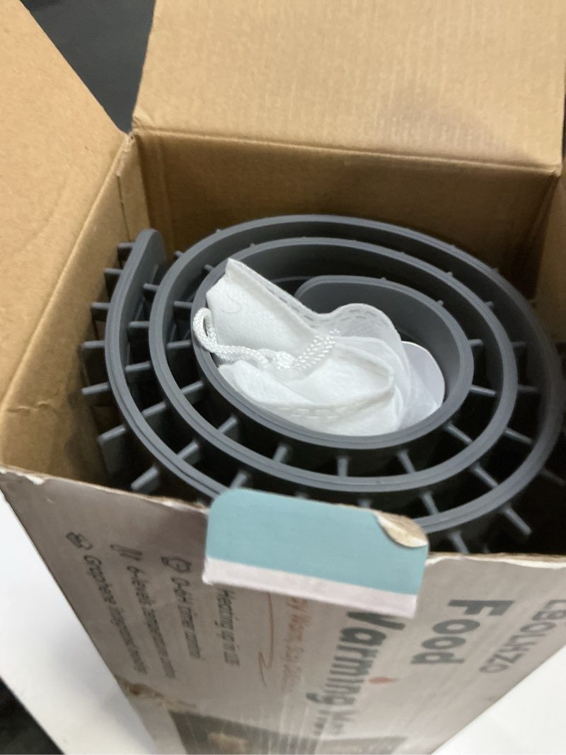 Condition photo showing Good Condition for LBOLHZO Warming Mat For Food Extra Large 36"x16" 580W Food Warmer Chafing Dishes for Buffet,Food Warming Mat,Food Warmers for Parties Buffet,Portable Heating Pad 6 Level Temp 6 Hour Timer (Plus Grey)