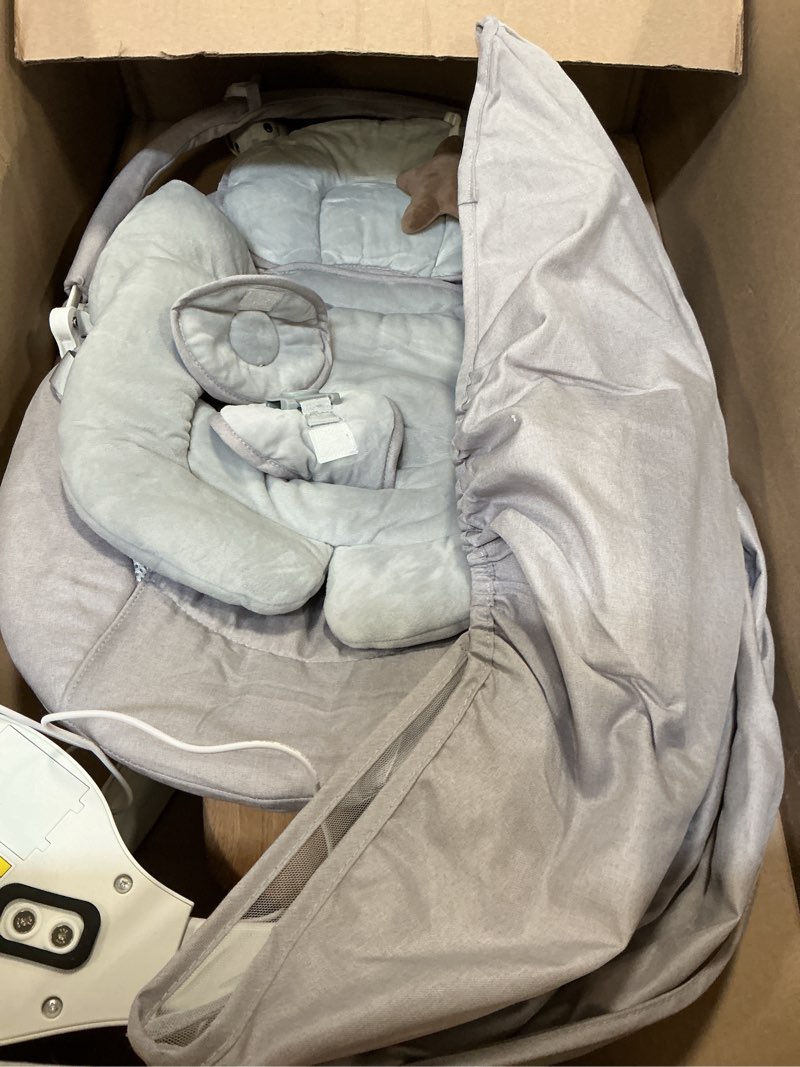 Condition photo showing As Is for Ingenuity Keep Cozy 3-in-1 Grow with Me Vibrating Baby Bouncer, Seat & Infant to Toddler Rocker, Vibrations & -Toy Bar, 0-30 Months Up to 40 lbs (Weaver)