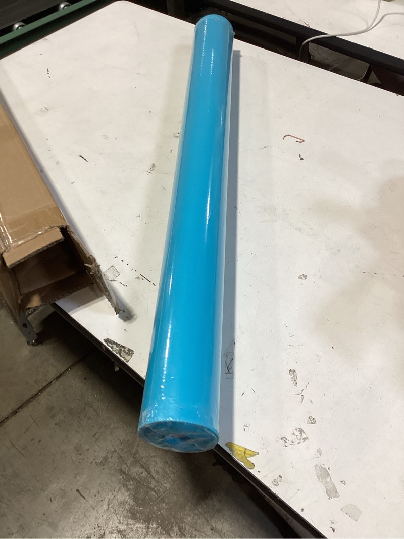 Condition photo showing Good Condition for vanhench 36" x 2520" (210') lake blue wrapping paper, solid color art craft kraft paper for birthday gift wrapping, baby shower, bouquet flower packing poster bulletin board paper lake blue 36" width x 210' length