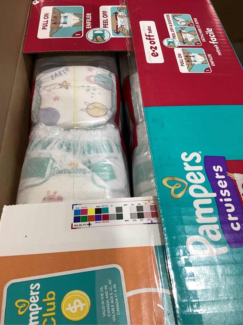 Condition photo showing Good Condition for Pampers Diapers - Cruisers 360 - Size 5, 100 Count, Babyproof up to 100% Leakproof Pull-On Diaper Size 5 100