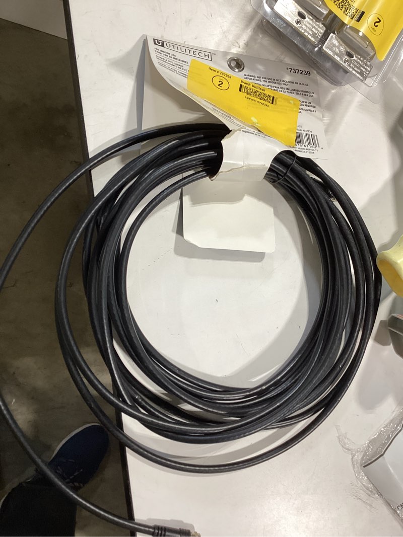 Condition photo showing Good Condition for utilitech 25-ft rg6 black coaxial cable
