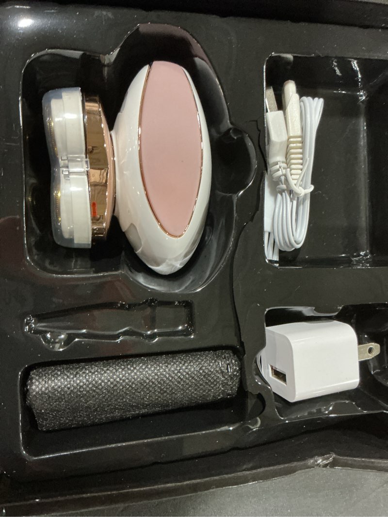 Condition photo showing As Is for Electric Razors for Women Legs, Electric Shaver for Women Legs, Painless Bikini Underarm Arm Hair Razors Cordless Hair Removal Device for Woman (Pink)