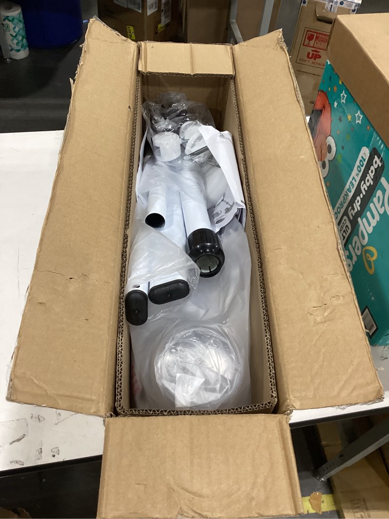 Condition photo showing As Is for professional facial steamer with hot mist function, stand facial steamer on wheels, height adjustable & 360° rotatable nozzle, use at home & salon spa button